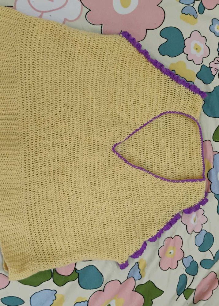 Half Sweater For 6-7 Yrs Old