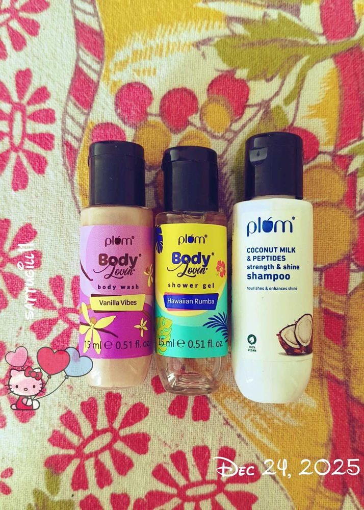 Christmas 🎄 🎁 🎁 🎁 Plum Body Wash, Gel, and Sha