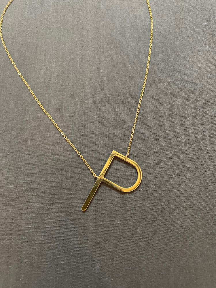 Cute P Letter Necklace ✨