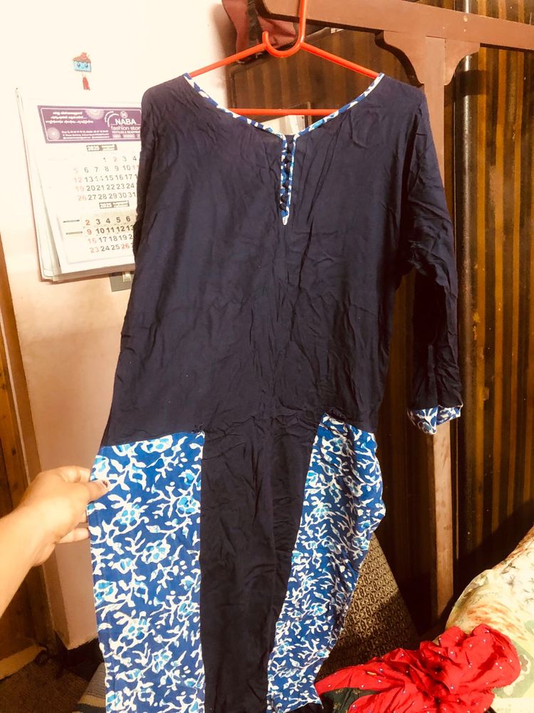 Navy Blue Kurti Used