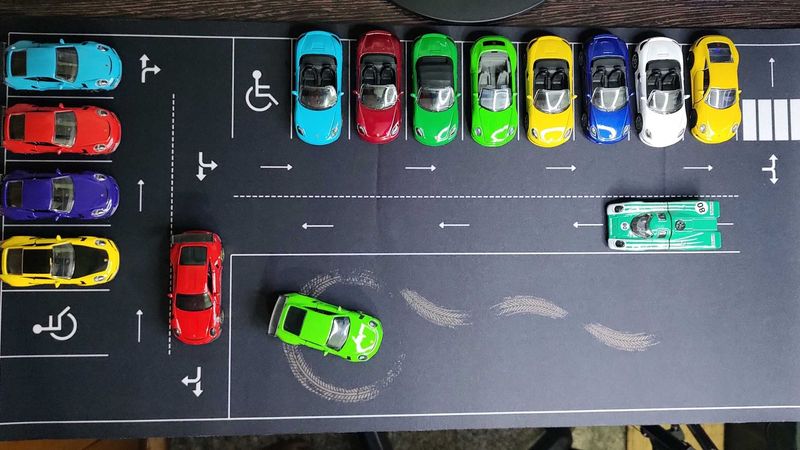 Parking Desk Matt 1:64 scale Hot Wheels
