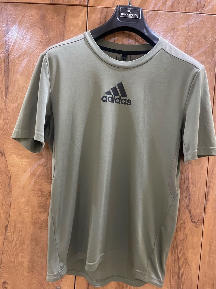 Adidas Gym Tshirt Olive Black Blue