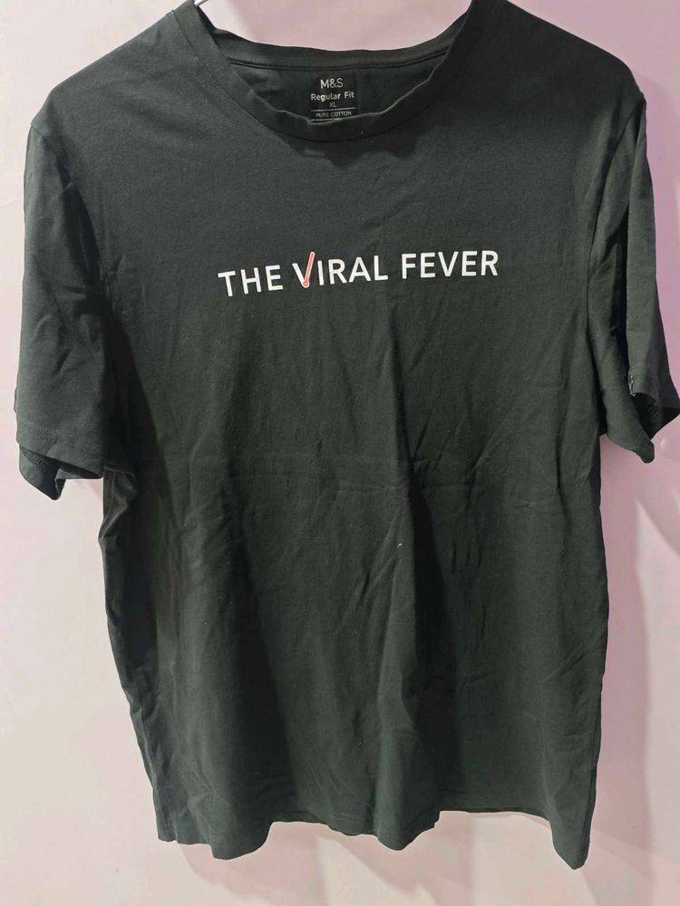 Marks and Spencers TVF Black T-Shirt