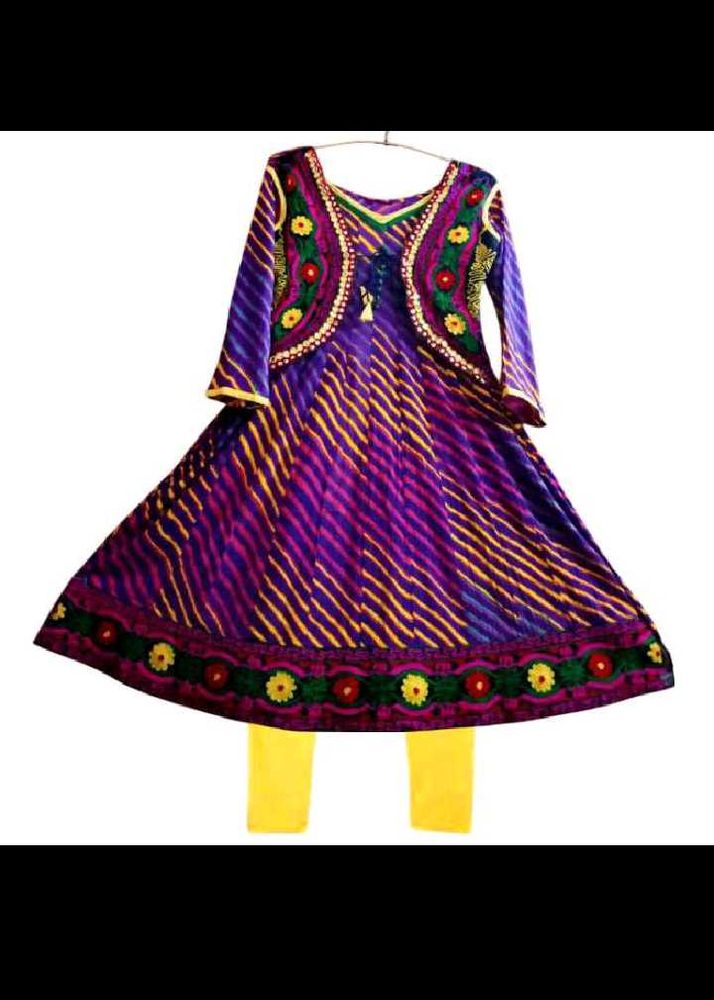 Designer Embroided Work Anarkali FrockLenging