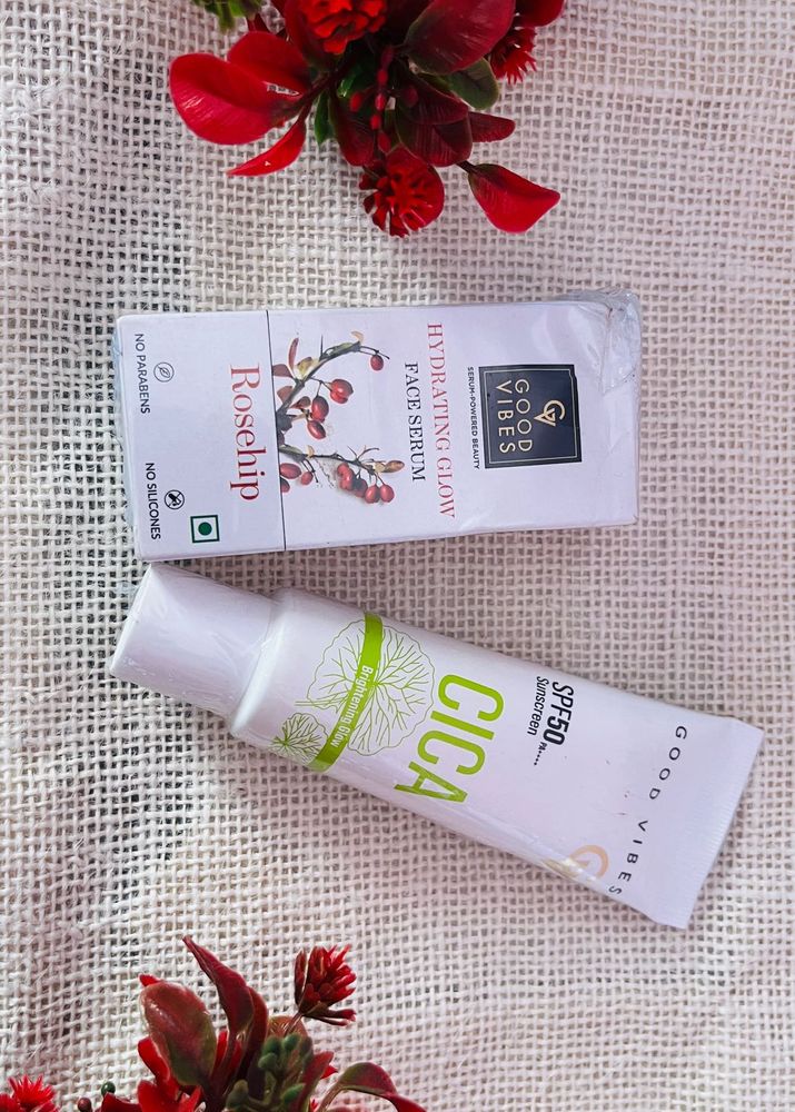 Good Vibes Face Serum &amp; Sunscreen