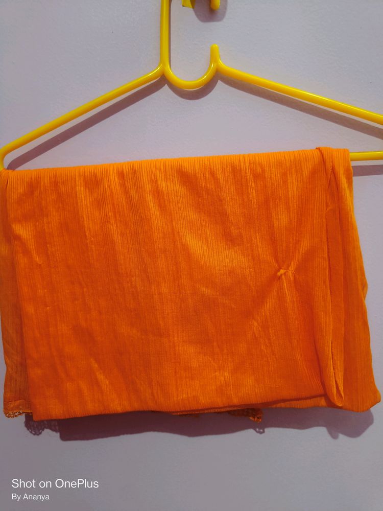Woman Stylish Orange Dupatta