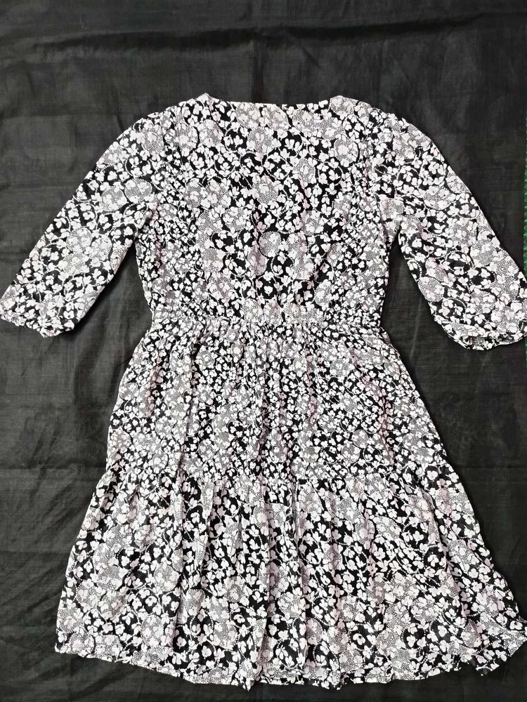 Floral Print Midi Dress