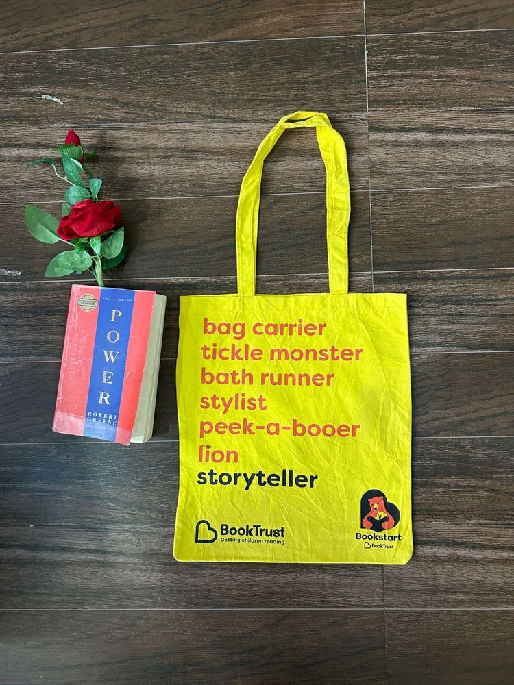 BookTrust Yellow Tote Bag