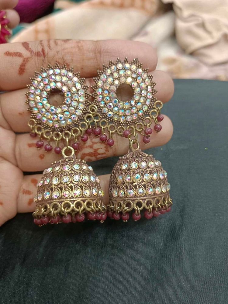 combo of Stunning Jhumka Earrings