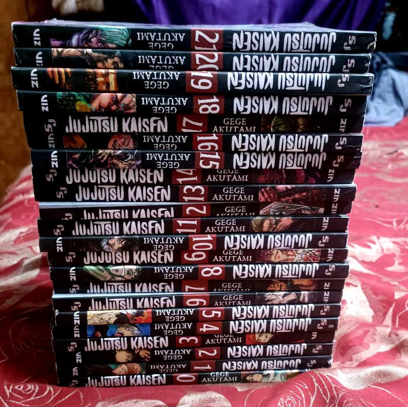 Jujutsu Kaisen 0 To 21 Book Set