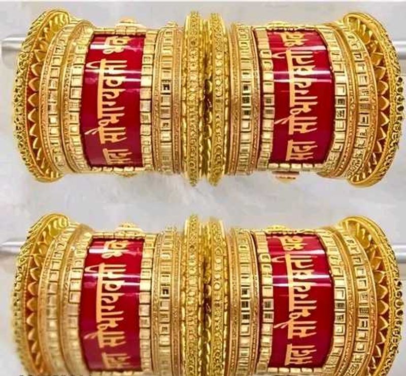 Bridal Sada Saubhagyavati Bhav Chuda Seth