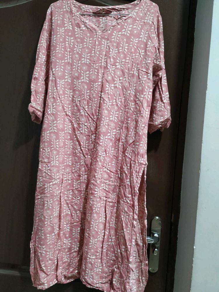 1 Pink  Kurta