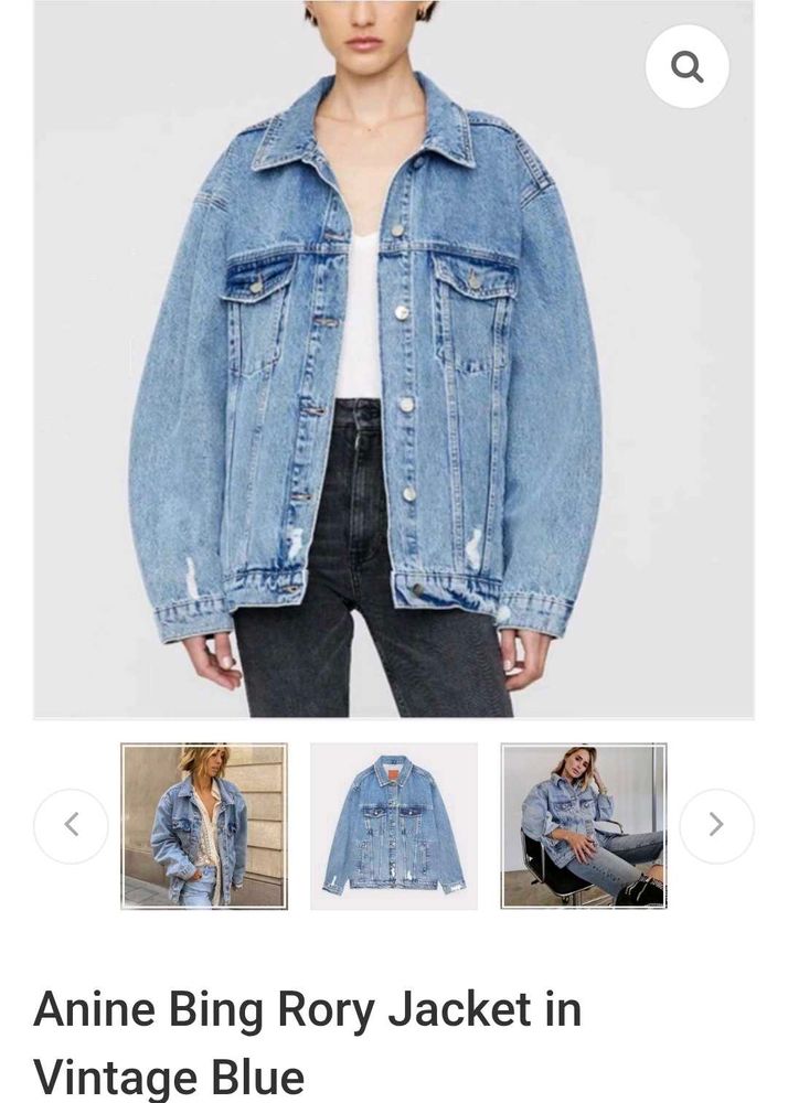Anine Bing Rory denim jacket
