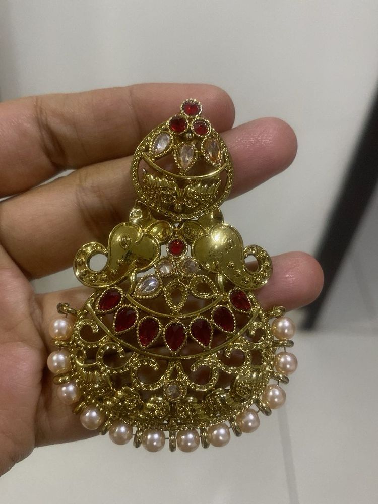 Ethnic Chandbali Earrings