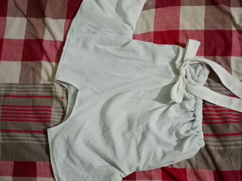 White Short Top