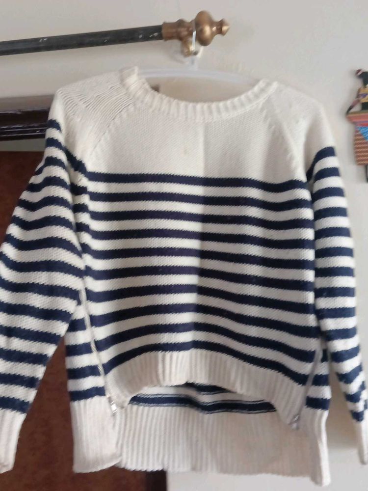 Striped Pullover Sweater