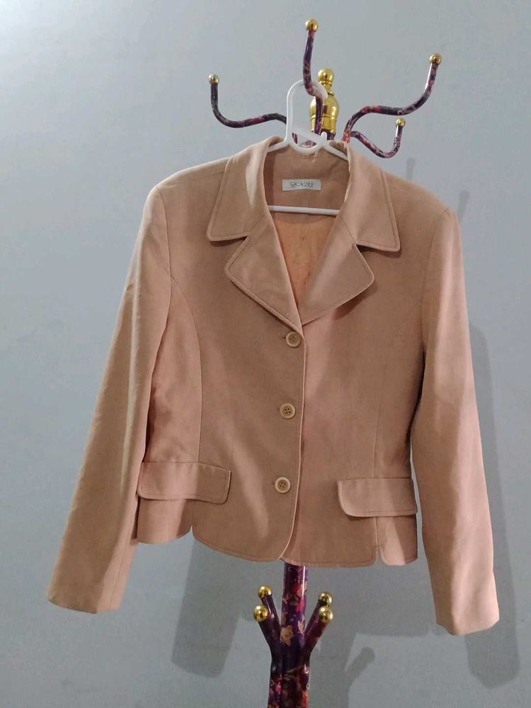 cotton Beige Blazer