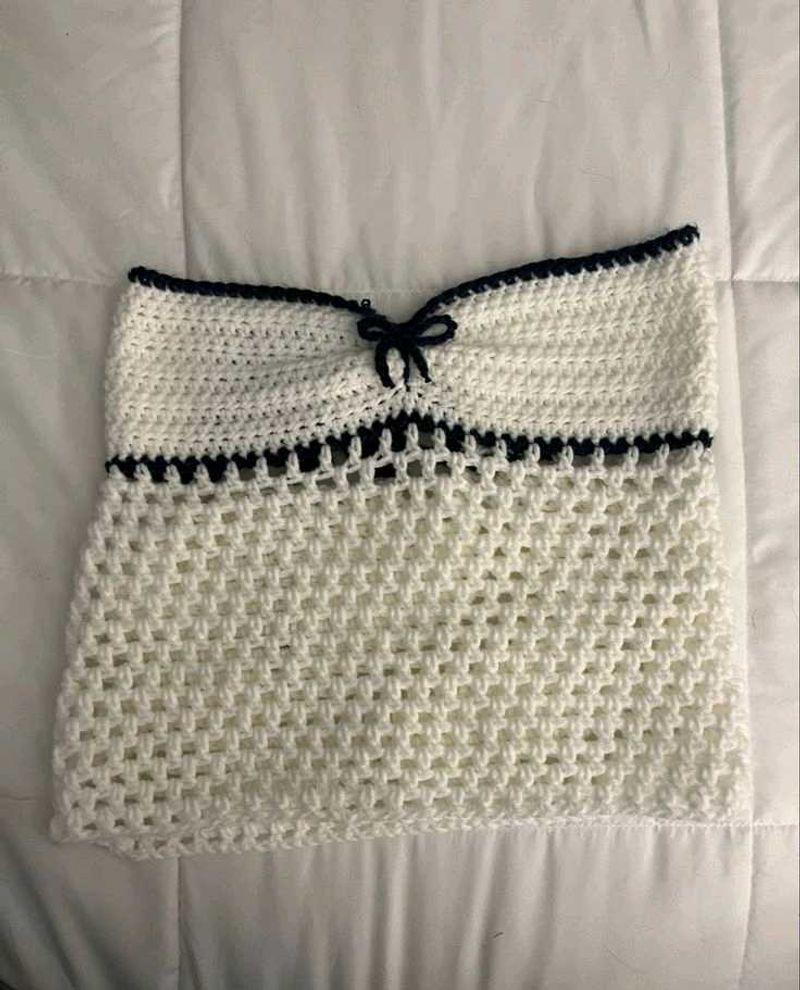 Crochet Tube Top with Bow