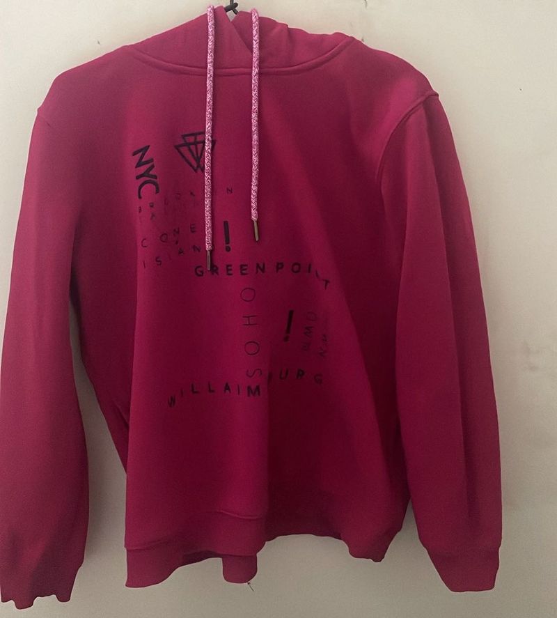 Stylish Pink  women Madame hoodie