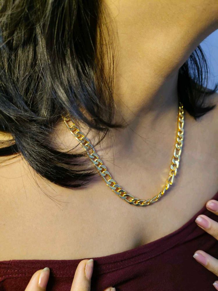 Gold Figaro Chain Necklace