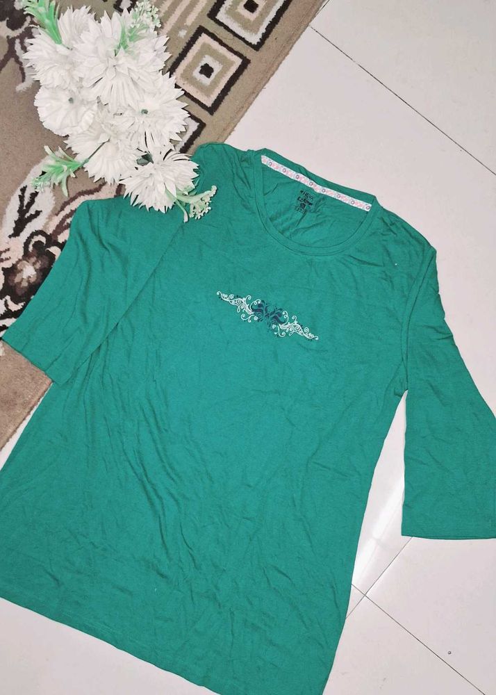 Baggy Sea Green T Shirt 👕