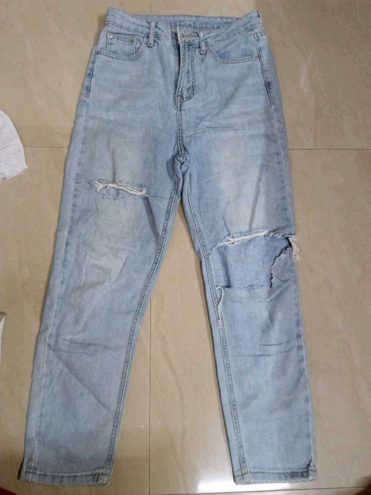Denim Ripped Jeans