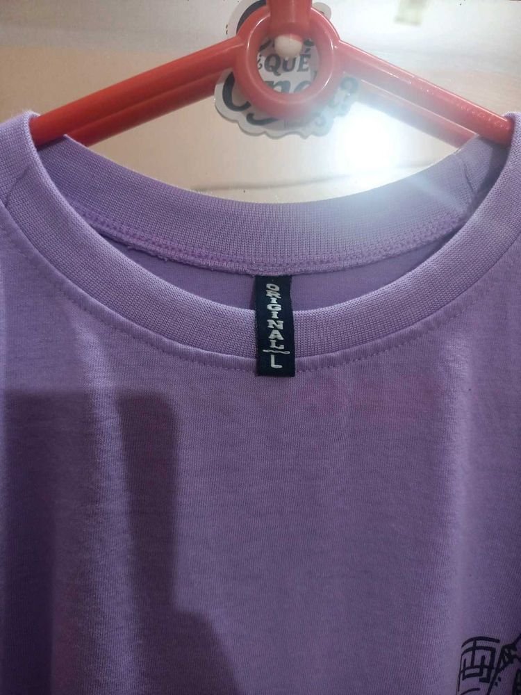 Purple Graphic Tee New Condition