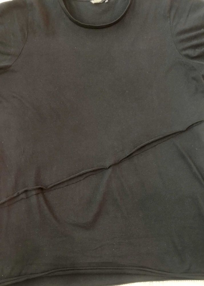 Branded Black Casual T-Shirt