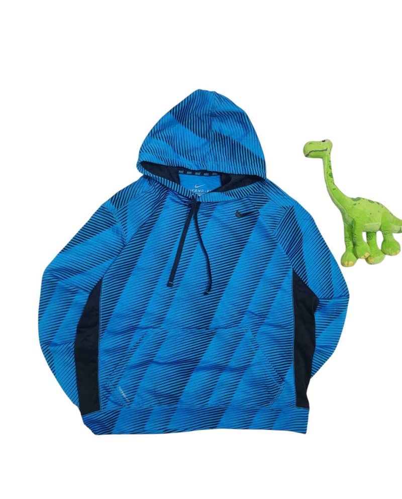 Nike Blue Patterned Hoodie