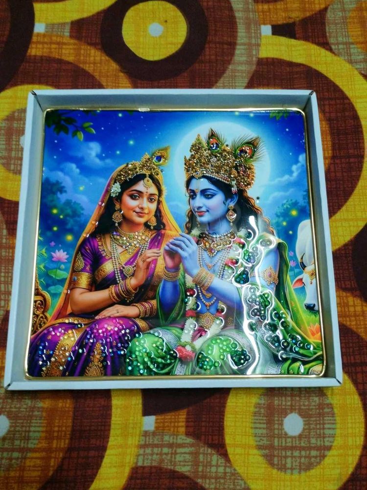 Radha Krishna Showpiece frame