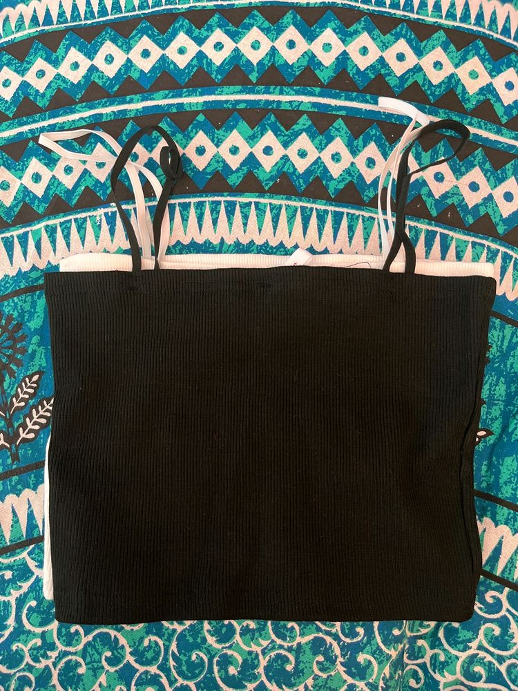 Tank Top Black And White Both
