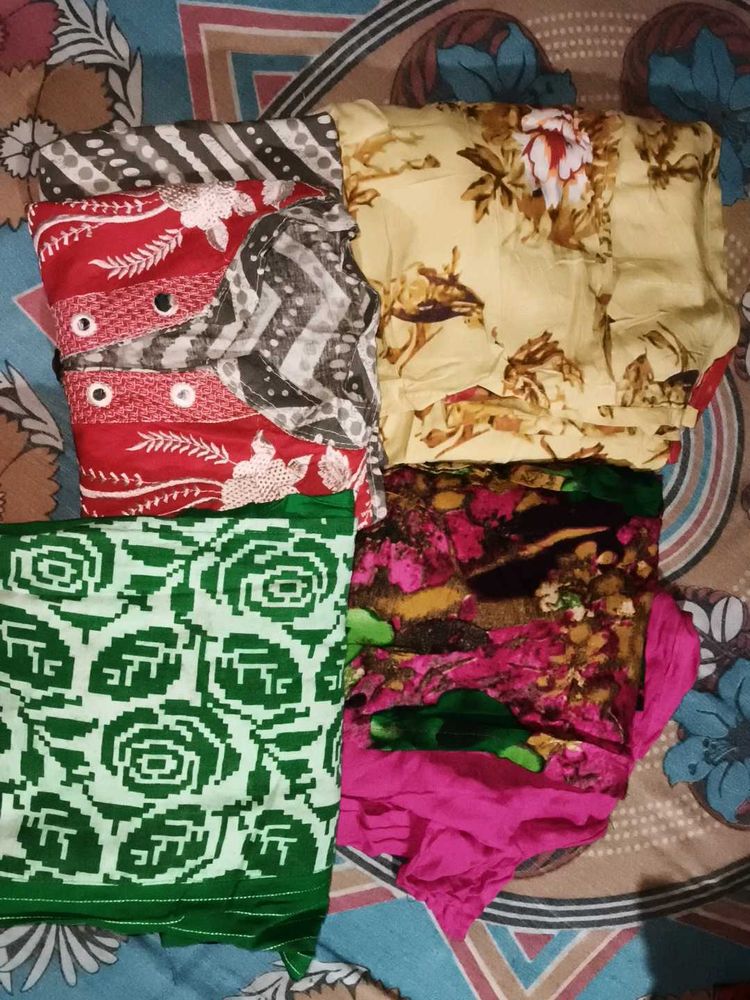 4 Combos Of Kurta