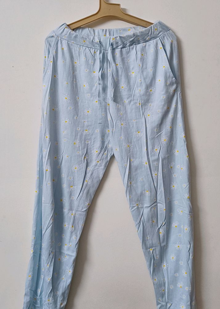 Brand New Pants With Floral Print.