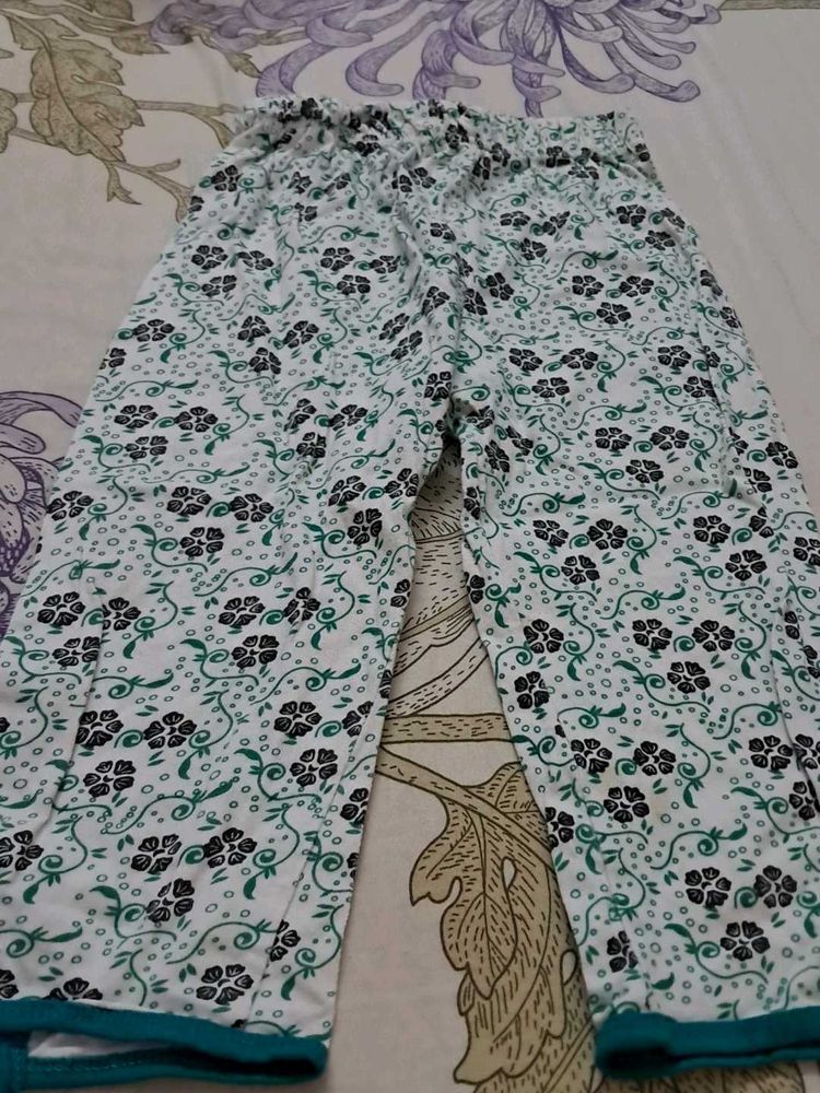 Floral Print Girls Pants
