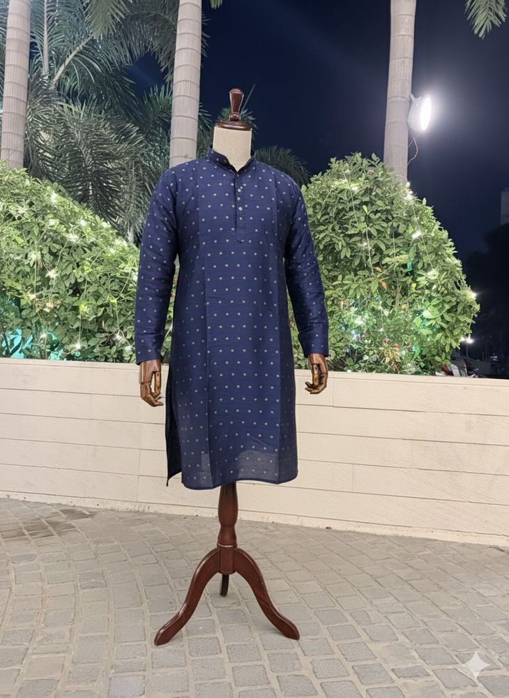 Navy Blue Kurta