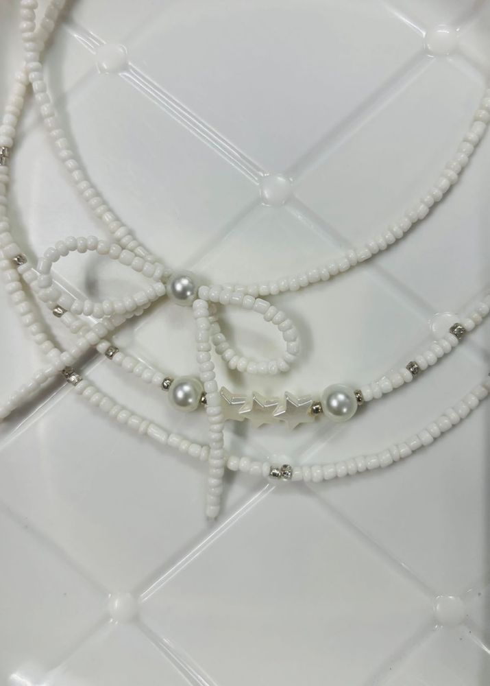 Necklace Stack/ Beaded Necklac