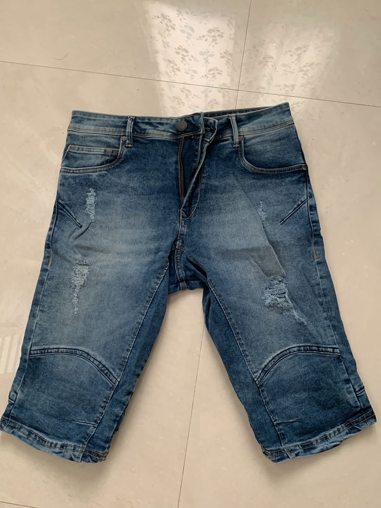 Here &amp; Now Denim Blue Shorts Summer