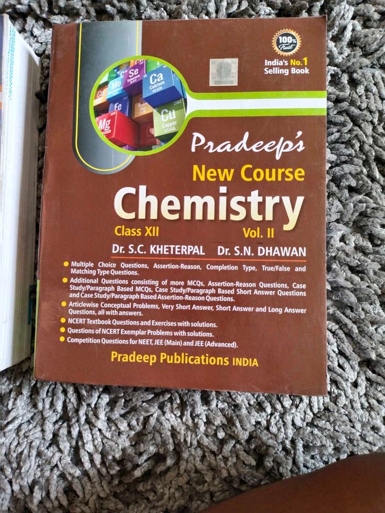 Pradeep&#39;s New Course Chemistry for Class 12Vol. 2