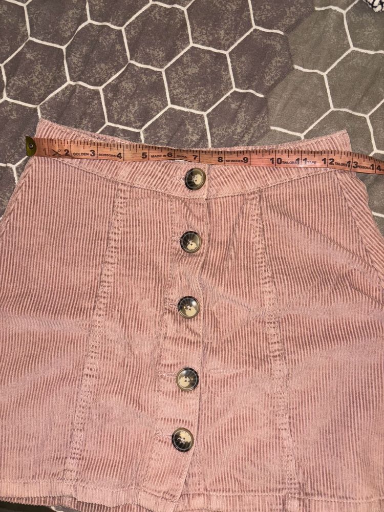 curdoroy mini skirt