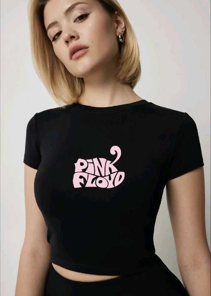 Crew Neck Pink Floyd NewMe Tshirt