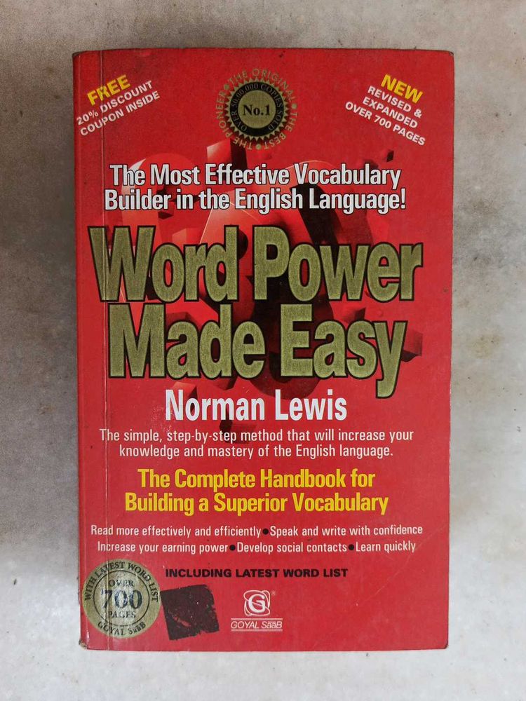 Word Power Made Easy By Norman Lewis