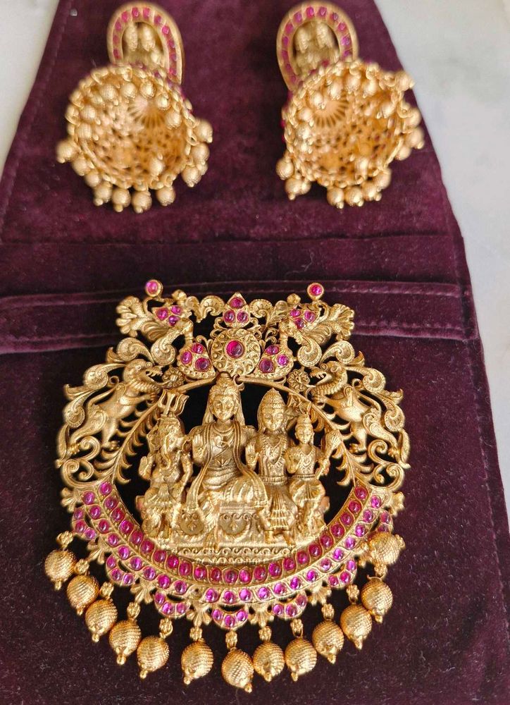 Heavy  Temple Jewellery Set