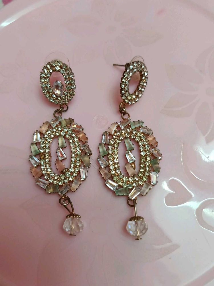 Sparkling Dangle Earrings