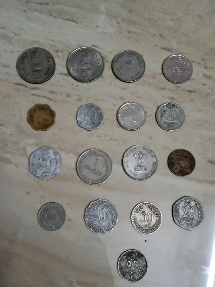 Random Indian And Foreign Coins