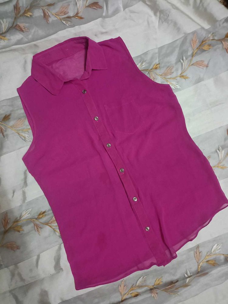 Sleeveless Shirt For Women