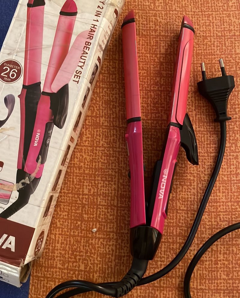 🔺PRICE DROP🔺Nova 2 in 1 Curler &amp; Straightner