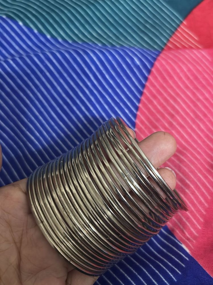 silver bangles