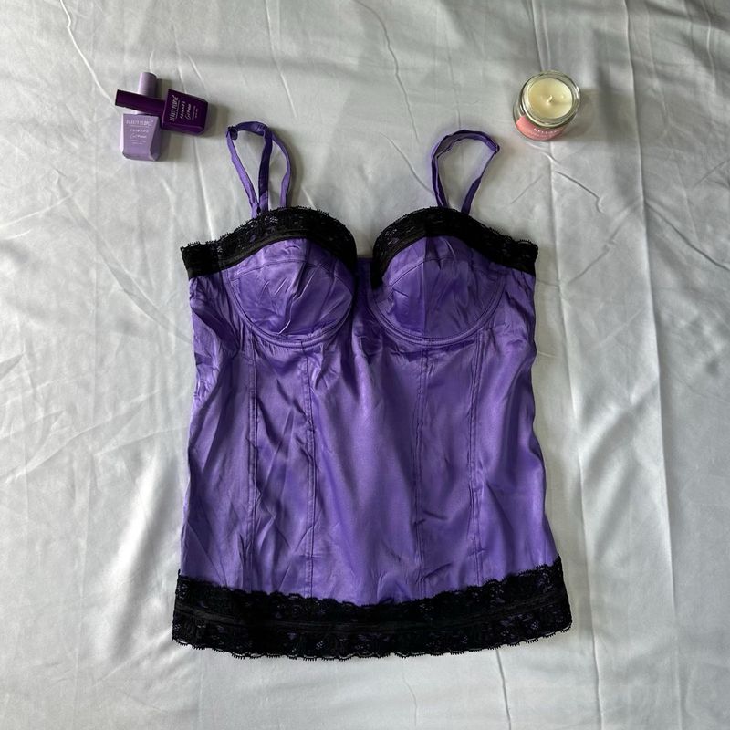 Bustier Satin Lace Corset