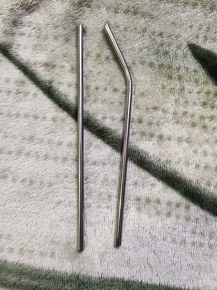 2 Stainless Steel Straw Reusable