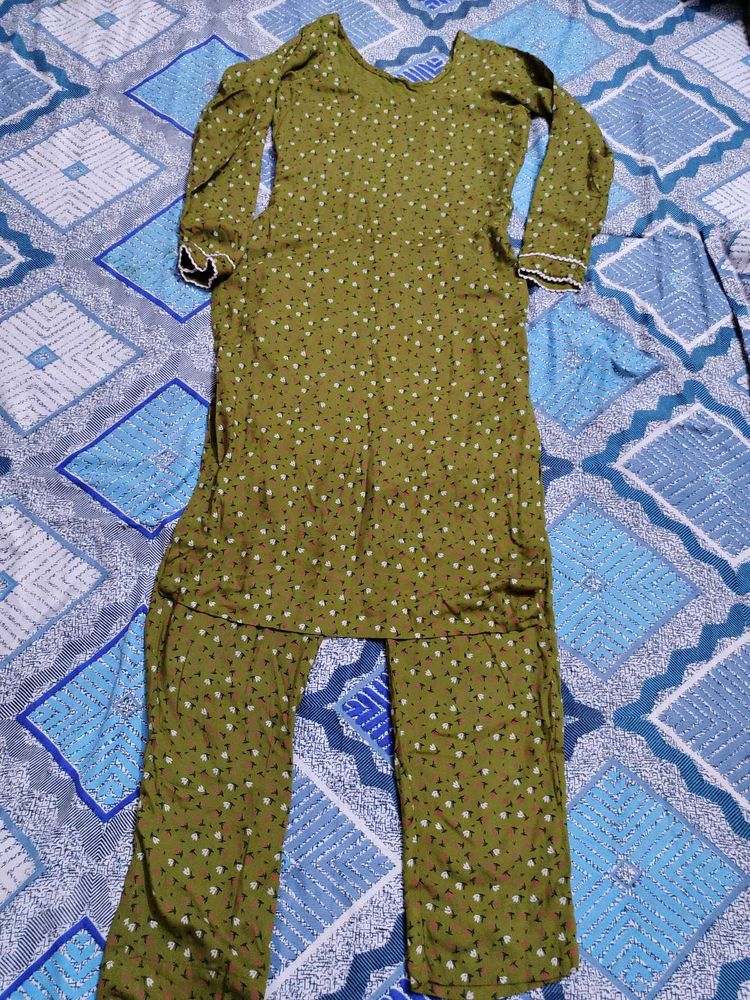 Soft Plain Kurta Pajama Set